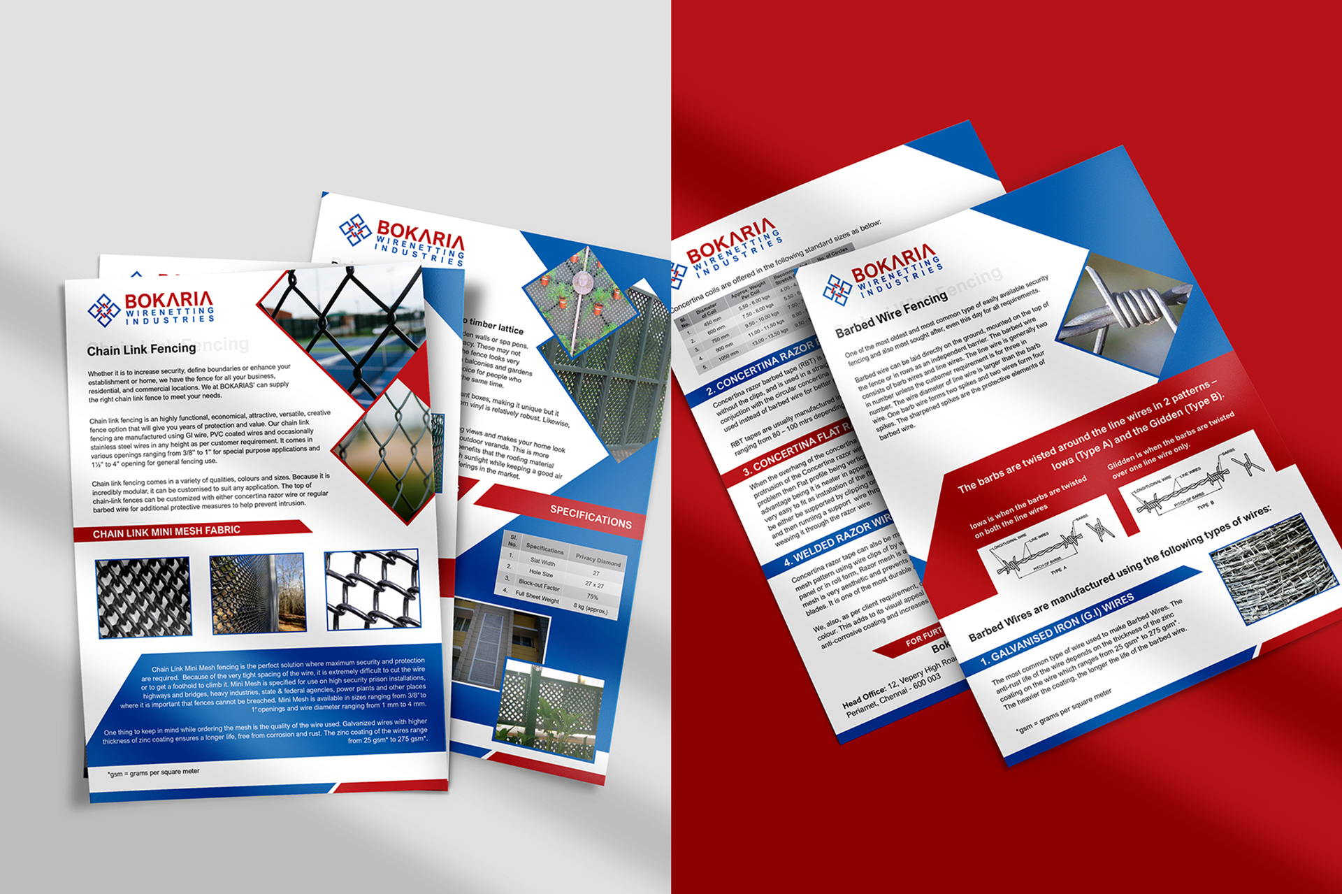 brand-marketing-collateral-brochure-flyer-pamphlet-design-industrial-manufacturing-company-chennai-bokaria-wirenetting-reinaphics-chennai