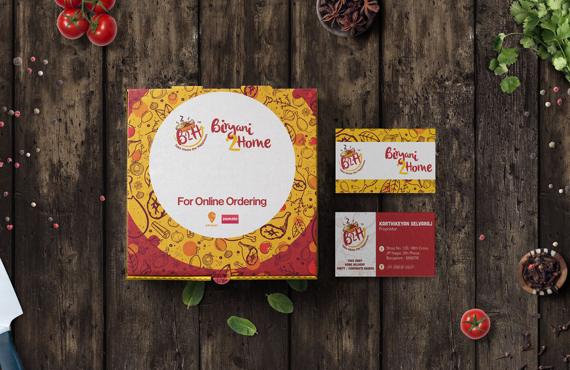 b2h-biriyani2home-restaurant-takeaway-biriyani-outlet-packaging-design-branding-strategy-brand-visual-identity-consulting-services-agency-reinaphics-creatives-chennai-india