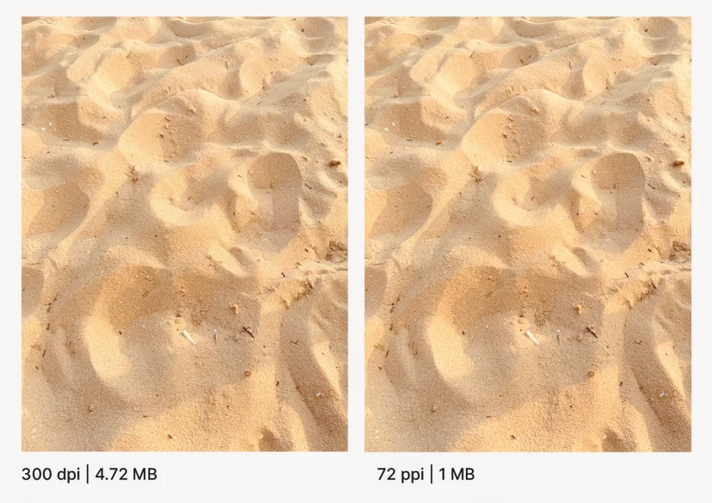 ppi - comparison image - 72 ppi