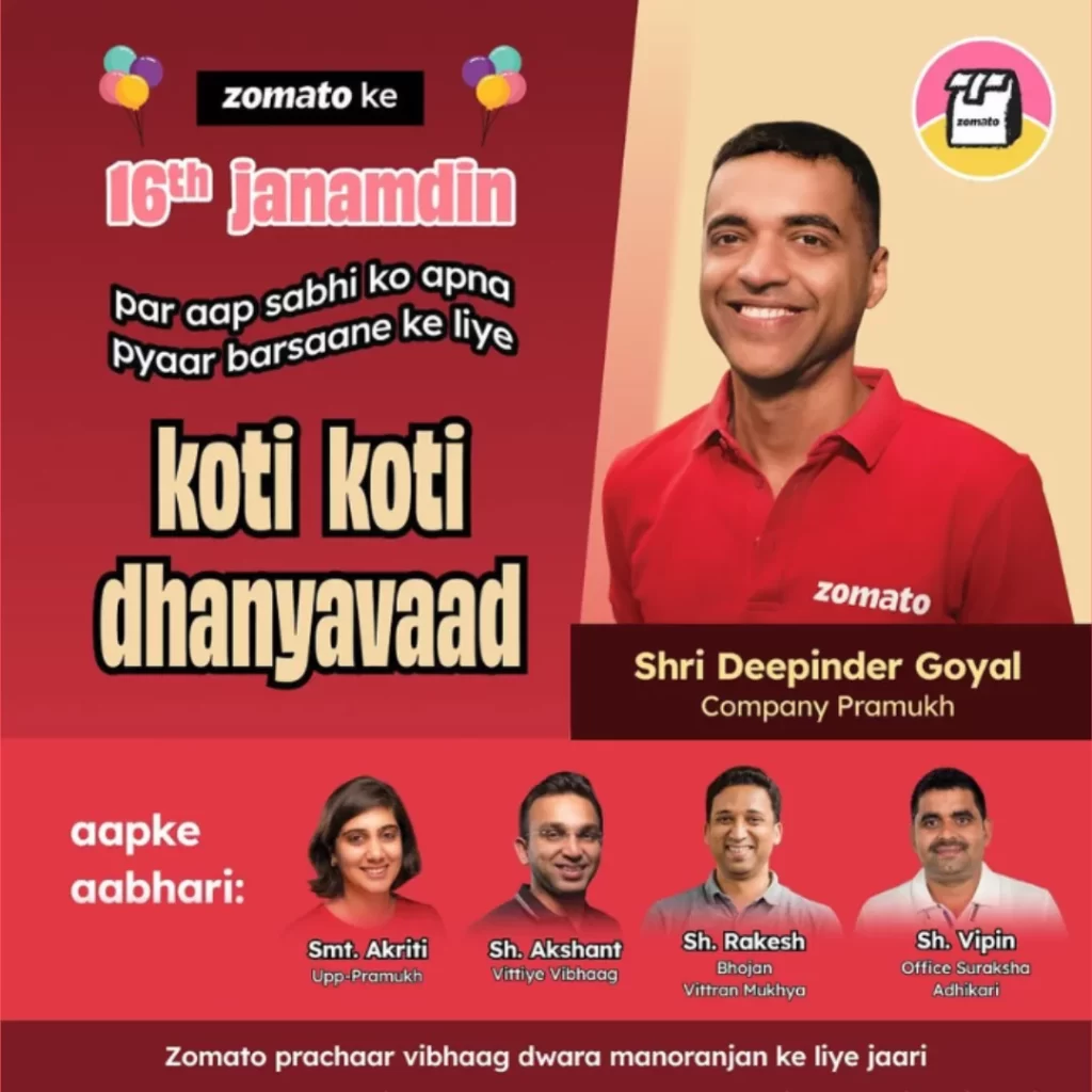 zomato - humour campaign